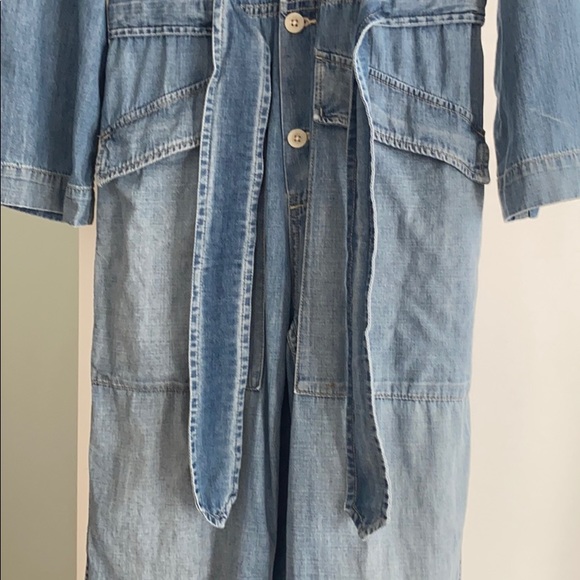 Nili Lotan Aria Jumpsuit in faded denim size XS - Picture 7 of 8